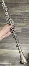 Antique Metal Elkhart Clarinet. The Pedler Co.