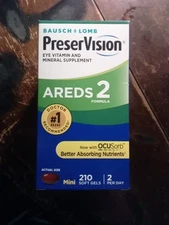 PreserVision Areds 2 Eye Vitamin and Mineral - 210 Softgels
