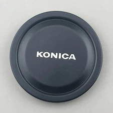Konica 57mm Push On Metal Front Lens Cap GENUINE OEM Made In Japan Slip-on