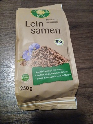 8x250g Bio Demeter Leinsamen von CARLSEN