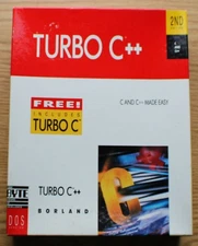 Borland Turbo C++ 2nd Edition DOS Software Complete Boxed Set Sealed 5.25" Disks
