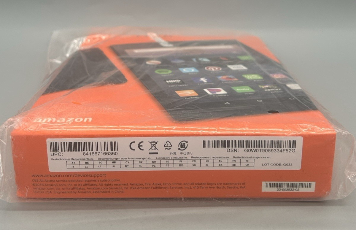 Amazon Kindle Fire HD 8 2019 タブレット 16GB Amazon Kindle Fire HD 8 6th Gen. 16GB, pink *** EXCELLENT