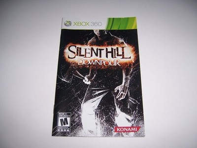 Original Authentic Instruction Book Manual Xbox 360 For Silent Hill Downpour