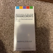 Rodan + Fields Enhancements Microdermabrasion Paste 10 Packets New In Box