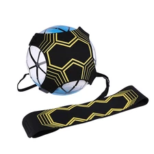 Football Kick Throw Solo Practice Training Aid Control Skills Adjustable Socc...
