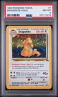 1999 POKEMON FOSSIL #4 DRAGONITE-HOLO PSA 8