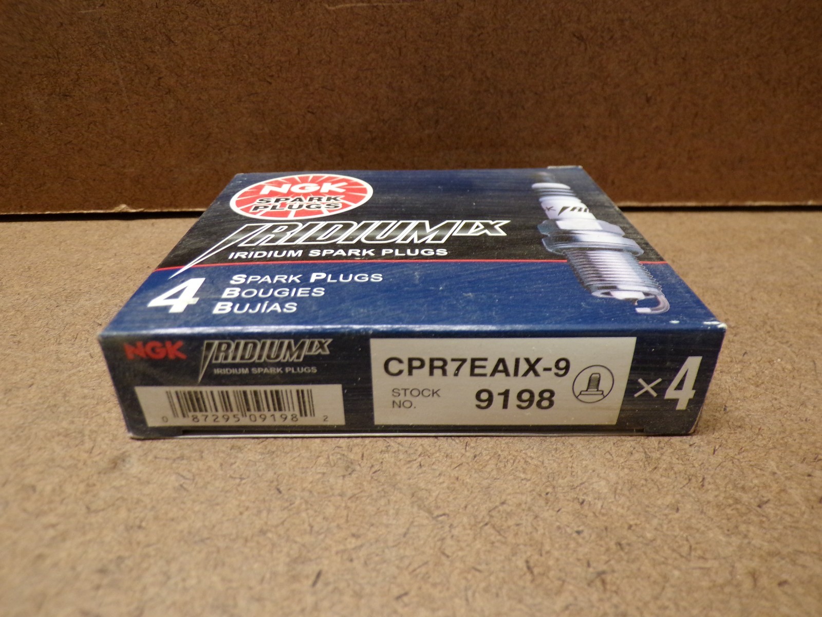 NGK CPR7EAIX-9 iridium spark plugs 4 PACK 4 SPARK PLUGS NGK