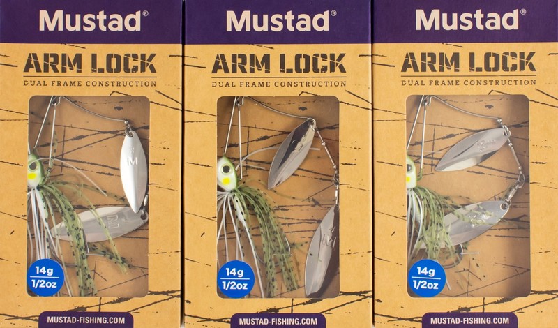 (LOT OF 3) MUSTAD ARM LOCK SPINNERBAIT 1/2OZ ALSBDW-AYU-14-1 AYU L4211