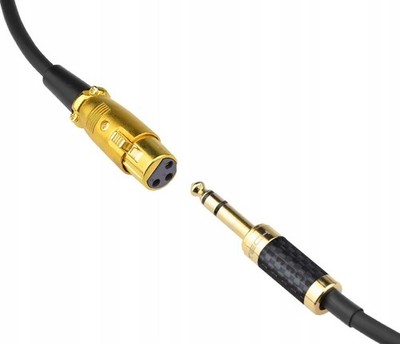 2,5m Stereo Klinke Xlr Buchse Kabel - 6,3mm Jack Profi Audio