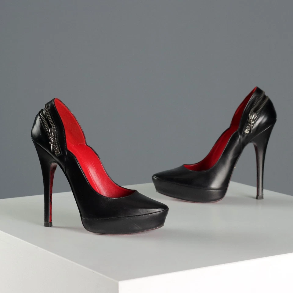Chaussures à Talons Cesare Paciotti Cuir N. 35 Italie Second Hand Originales - Photo 1/4