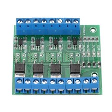 Hilitand 4-Channel MOSFET PWM 3-20V to 3.7-27VDC 10A Driver Module PLC... 