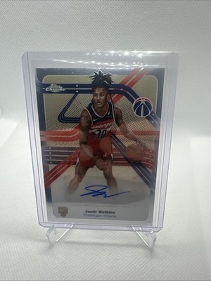 2025-26 Topps Chrome Jamir Watkins Next Stop Signature RC Auto Wizards DD6