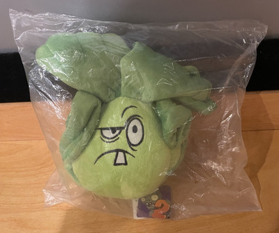 Plants vs Zombies PvZ Plush BAGGED WORLDMAX BONK CHOY MINT VERY RARE