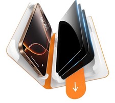 3-Pack Privacy Screen Protector for Iphone 16 Pro 6.3 Inch,Military-Grade Shatte