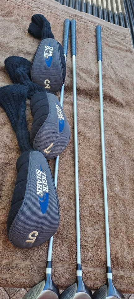 Golf women's woods set TIGER SHARK lady forged 6061 RH graphite 3 clubs 3 15 , 5 - Image 3 of 4