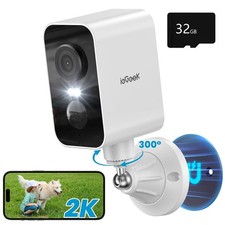 ieGeek Outdoor Wireless Security Camera Home Battery CCTV System, Alexa,SD Card