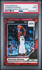 2024 PANINI DONRUSS INTERNATIONAL RED STARS #23 HARRISON BARNES 81/125 PSA 9
