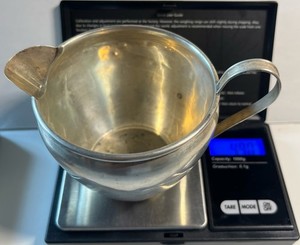 Antique Sterling Silver Creamer Newburyport marked NS Co. 49 Grams! Not Weighted