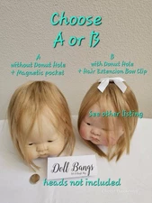 Doll Bangs Magnetic Optional Topper Hair Fringe For Baby Dear NO Doll❤️PLZ READ