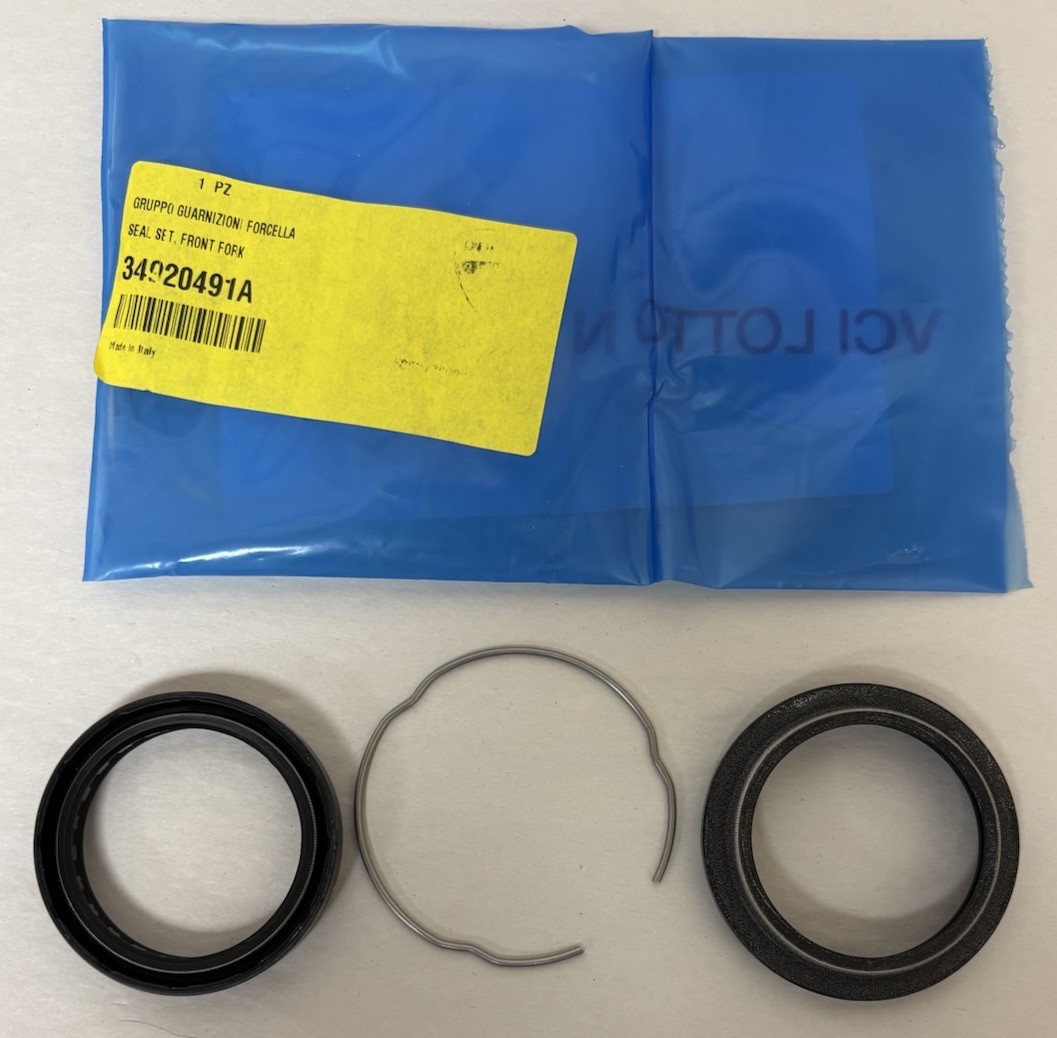 1-2008-12 Ducati Hypermotard 1100 Standard Front Fork Seal Kit