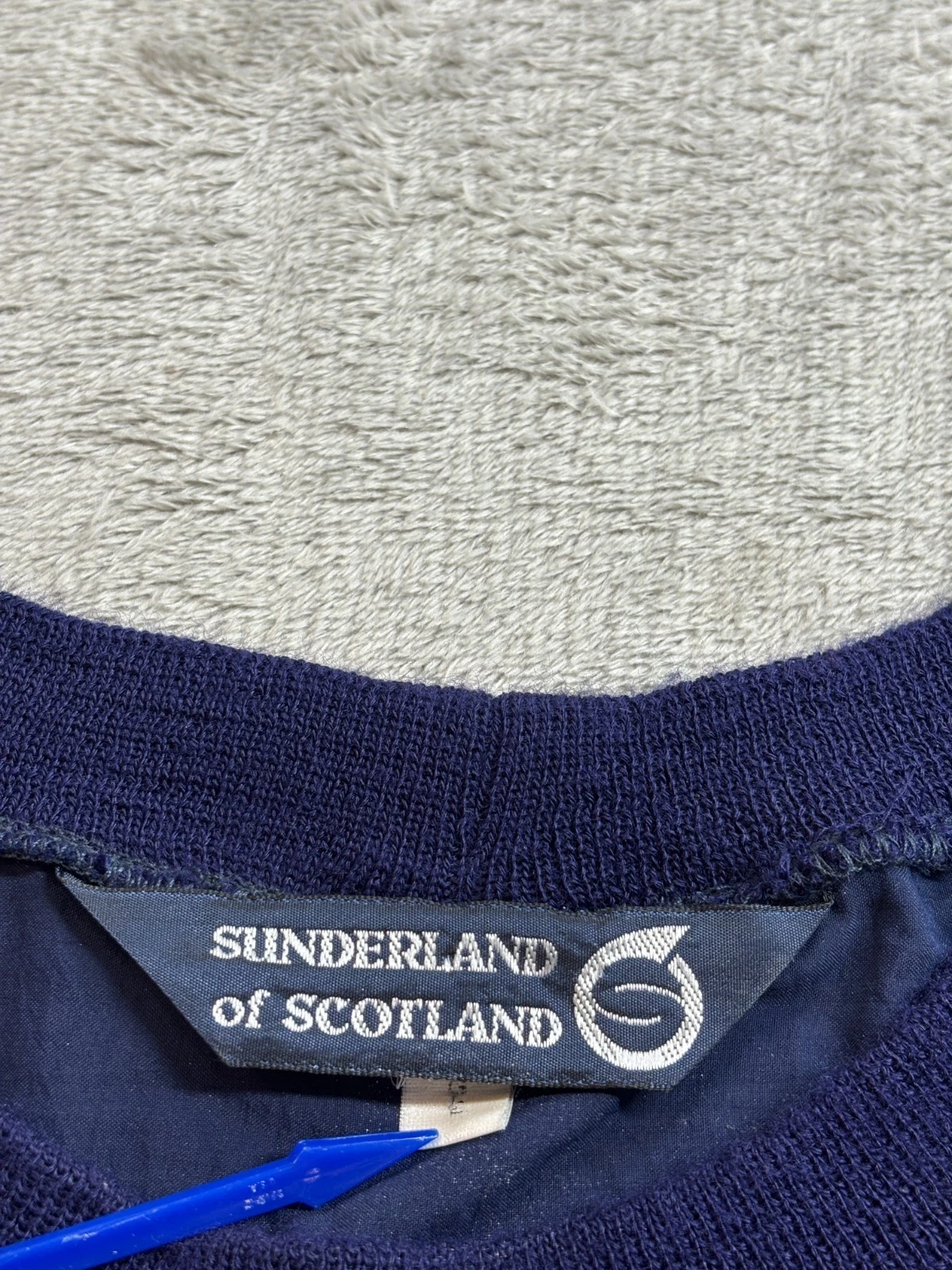Sunderland of Scotland Windbreaker Golf Jacket XL Blue Embroidered Argyle - product detail image 8