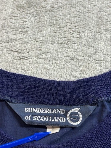 Sunderland of Scotland Windbreaker Golf Jacket XL Blue Embroidered Argyle image 8