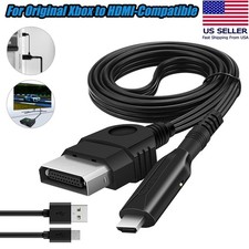 HD 720P 1080P XBOX to HDMI Converter Adapter HD Link Cable For Original Console