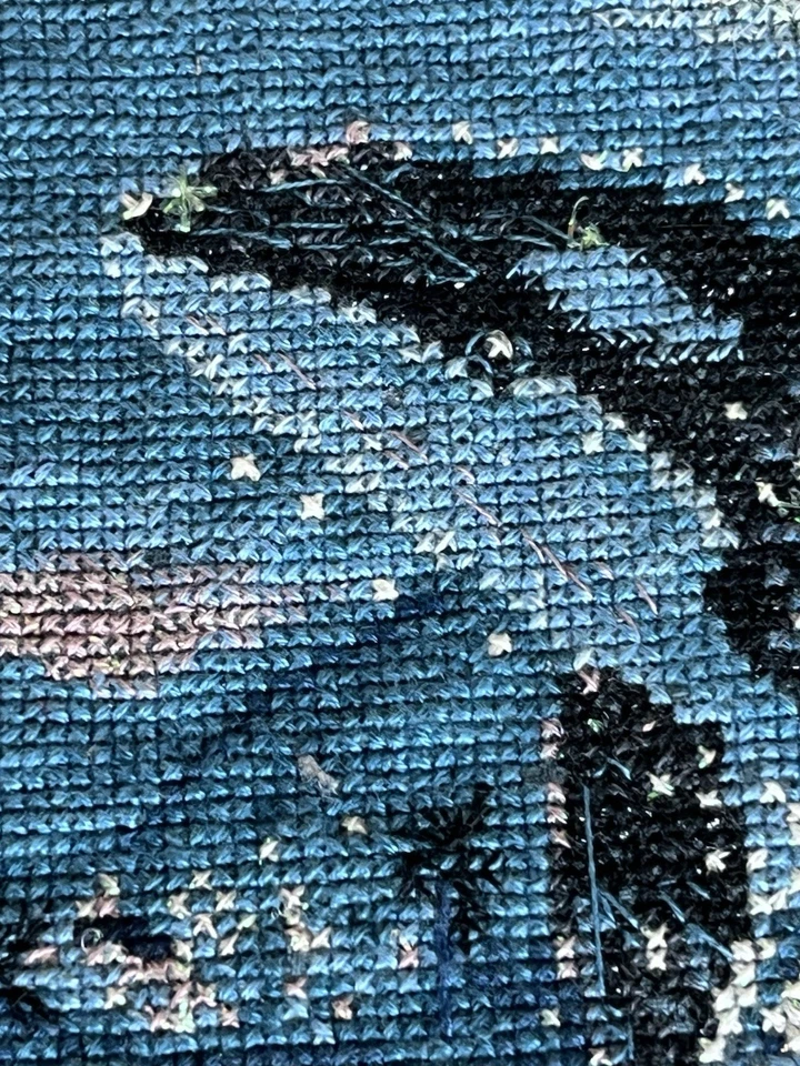 Candamar Designs SILENT JOURNEY Orca Whale Counted Cross Stitch #51045 Completed - Image 3 of 4