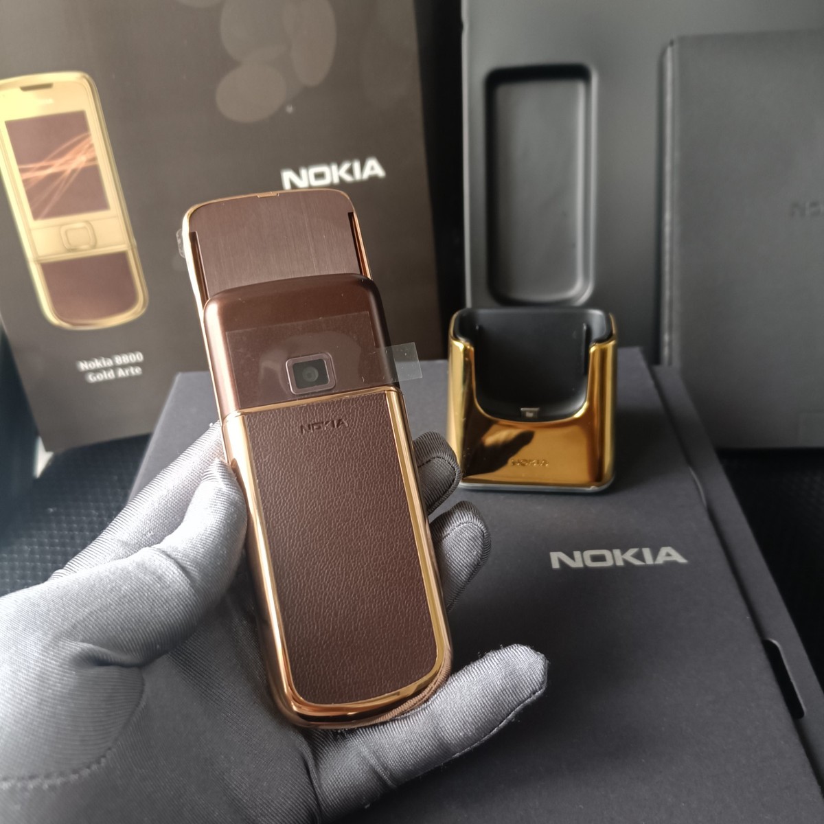 UNLOCKED - GENUINE NOKIA 8800a SAPPHIRE ARTE BROWN GOLD EDITION