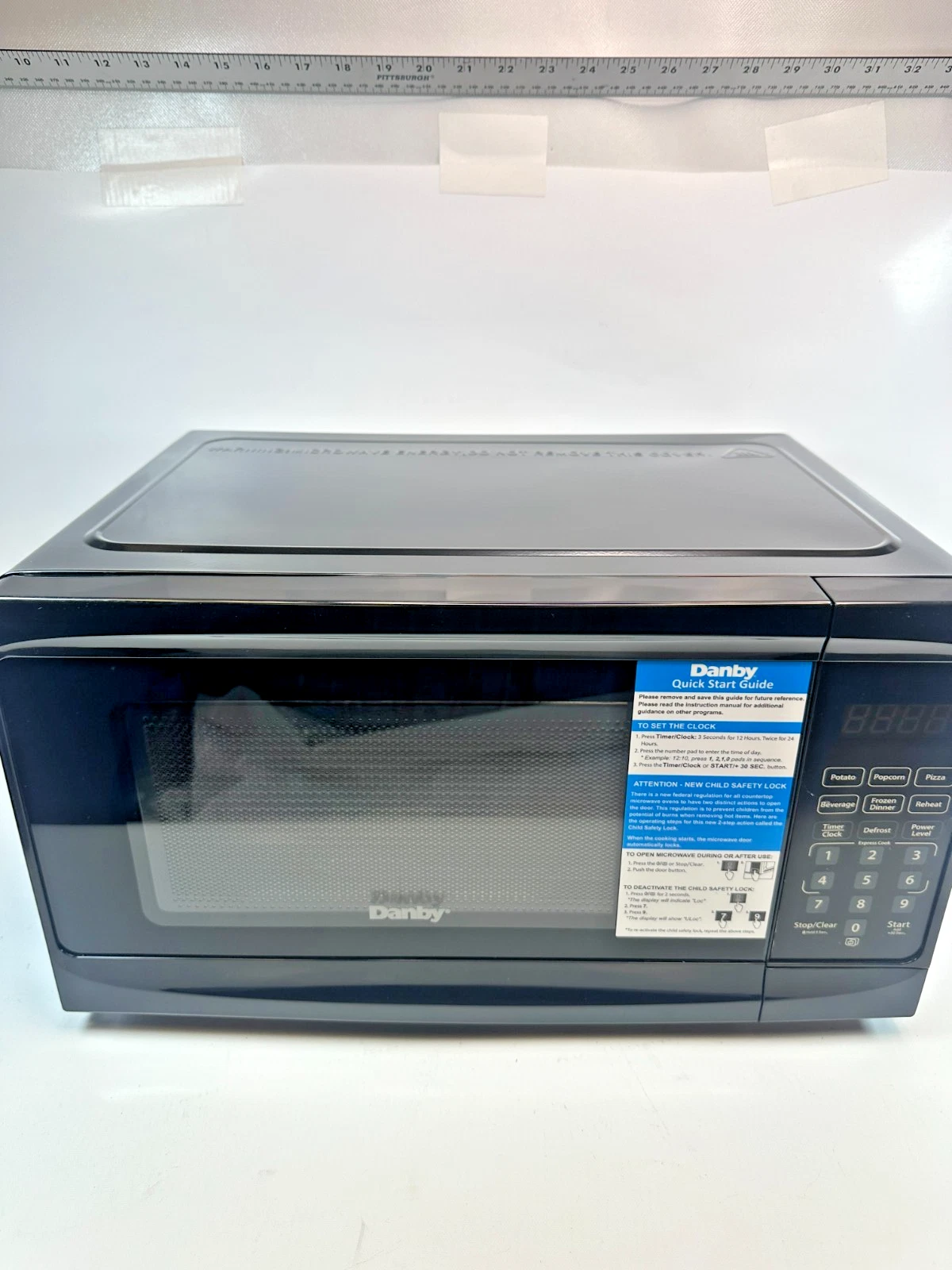 Dandy DBMW0720ABD Microwave Oven Black 9-9/16x17-9/16x12-15/16 - NEW Fast Ship