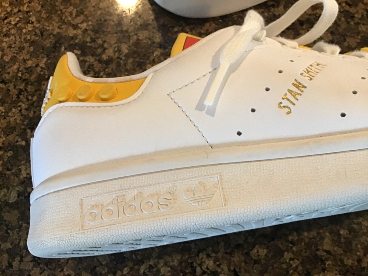 adidas Originals LEGO x Stan Smith W White Yellow Women Casual