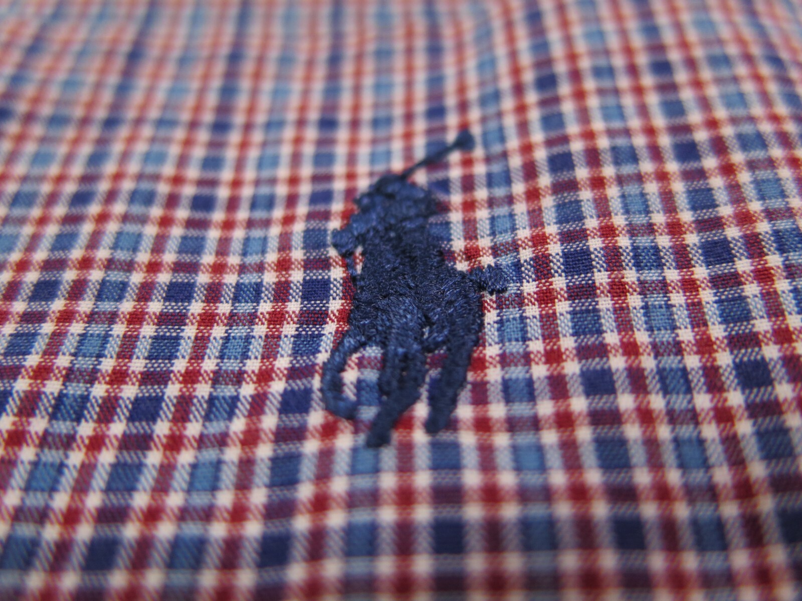 Polo Ralph Lauren Blake leggera cotone plaid check pony camicia casual media