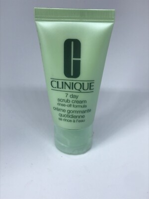Clinique 7 Day Scrub Cream Rinse-Off Formula Travel Size 0.4 fl. oz. New!