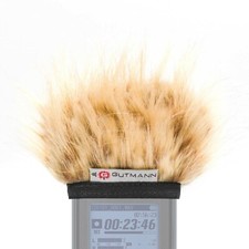 Gutmann Microfono Pelliccia Parabrezza Parabrezza per Olympus LS-100 CAMEL