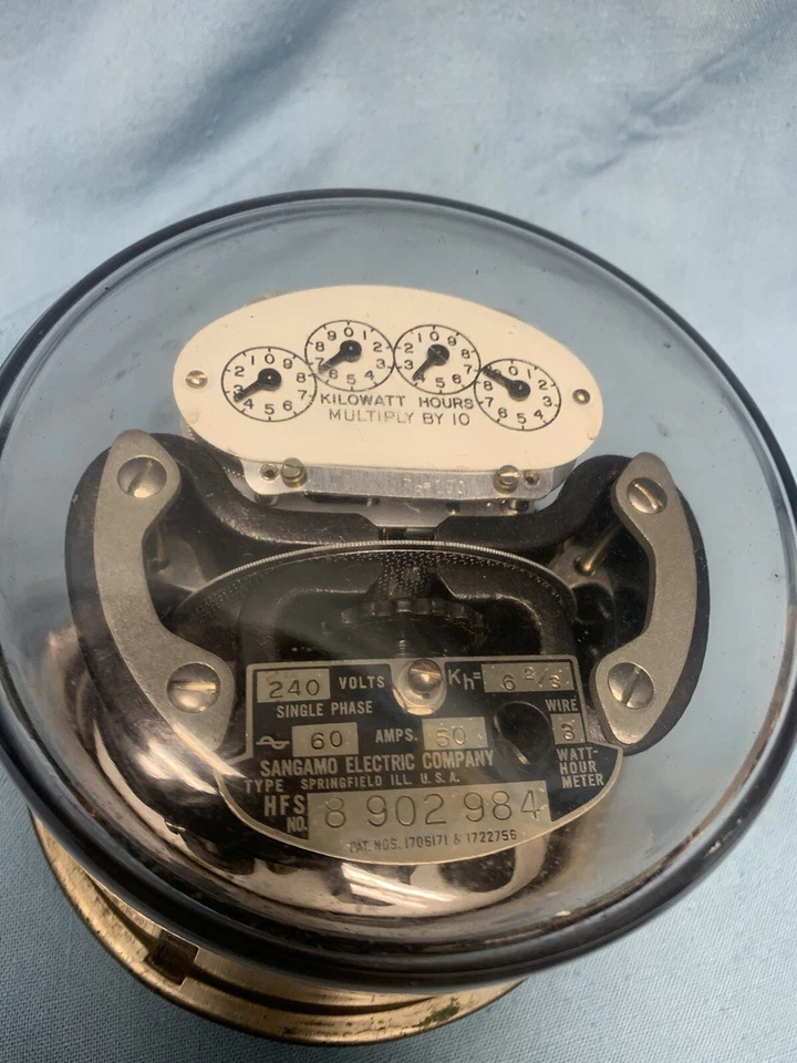 Sangamo type HFS Kilowatt Hour Meter, (SN shows built in 1939) - Tested - Image 2 of 4