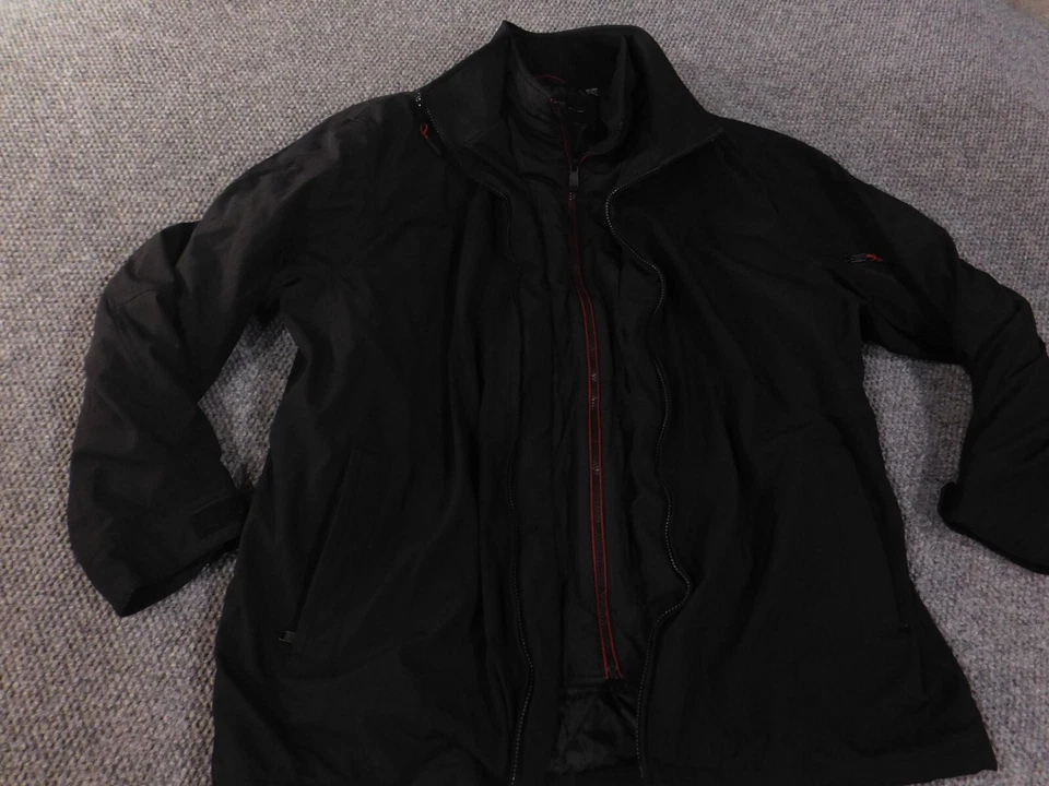 Weatherproof Jacket Mens 2XL XXL Black lined coat winter polyester puffer - Image 2 of 4