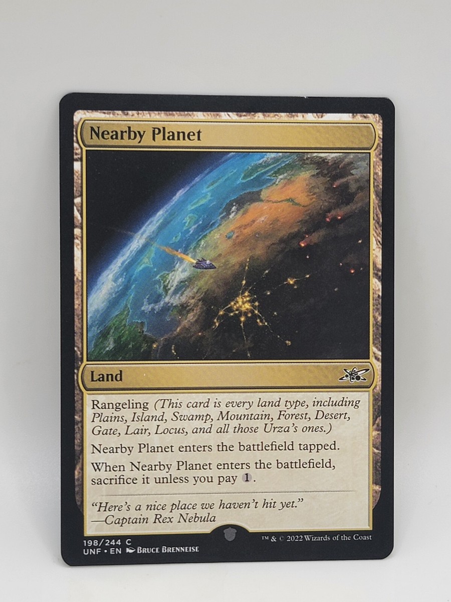 MTG Nearby Planet Unfinity 198 Regular Common | eBay