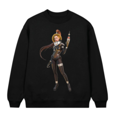 Fortnite x Ariana Grande Crewneck Sweatshirt Size SMALL NIP but with defects
