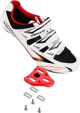 Bicycle Men'S Road Cycling Riding Shoes - 3 Straps - Compatible with Look Delta 