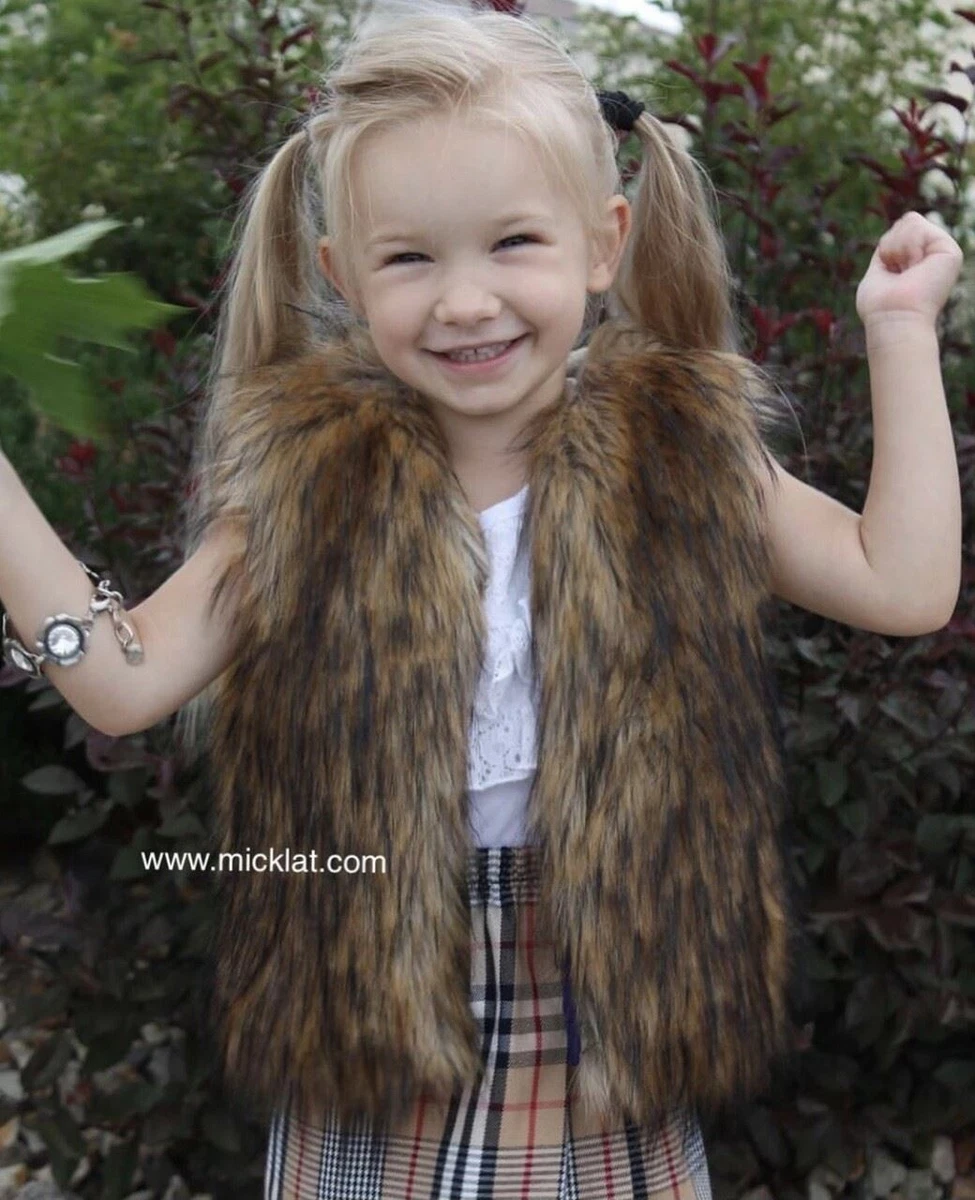 Fur vest for clearance toddlers