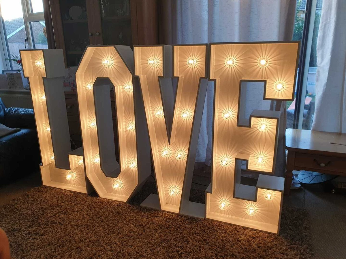 Large lighted letters outlet