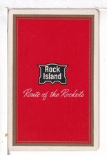 Single Railroad Playing Card "Chicago Rock Island, CRIP-13a" Bollhagen Bk, Stand