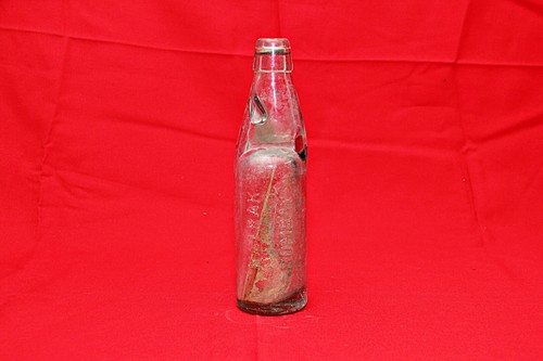 Rare 1930 Old Vintage Katrak Bombay Codd Neck Marble Stopper Soda Bottle Germany - Picture 10 of 11