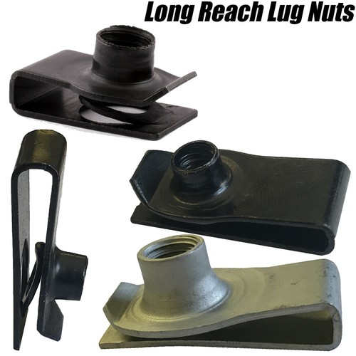 M6 M8 M10 LONG REACH CHIMNEY U NUT LUG NUTS SPEED SPIRE CAPTIVE CLIPS