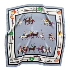 100 Pure Silk Square Scarf Women Neckerchief Wrap Kerchief Bandana Horse 68 68