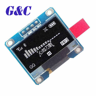 0.96'' I2C IIC Serial 128X64 White OLED LCD LED Display Module for Arduino