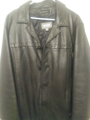 button up leather jacket