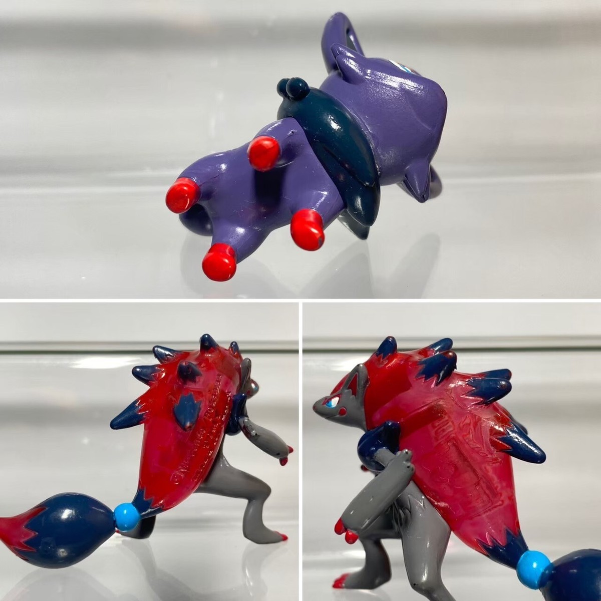 Zorua & Zoroark(3 pcs)Pokemon Monster Tomy Collection Figure