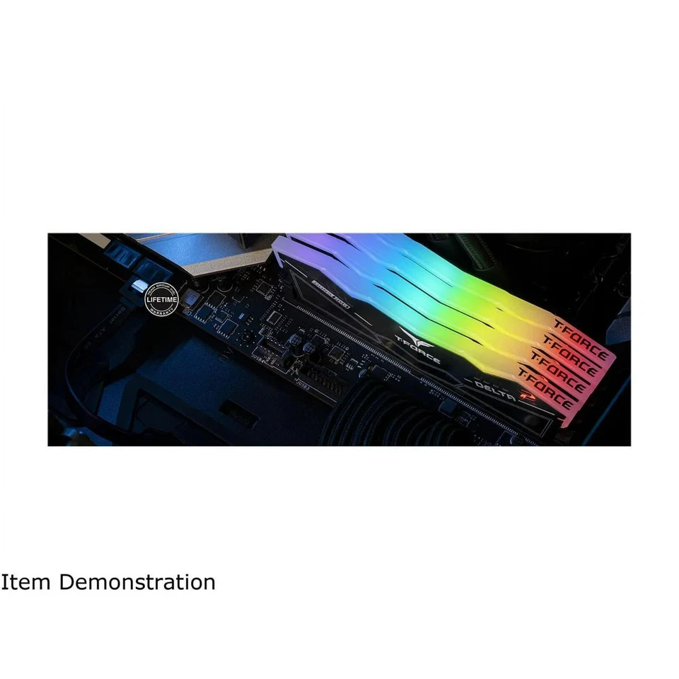 TEAMGROUP T-FORCE DELTA RGB 64GB (2 x 32GB) PC5-48000 (DDR5-6000) - Image 3 of 3