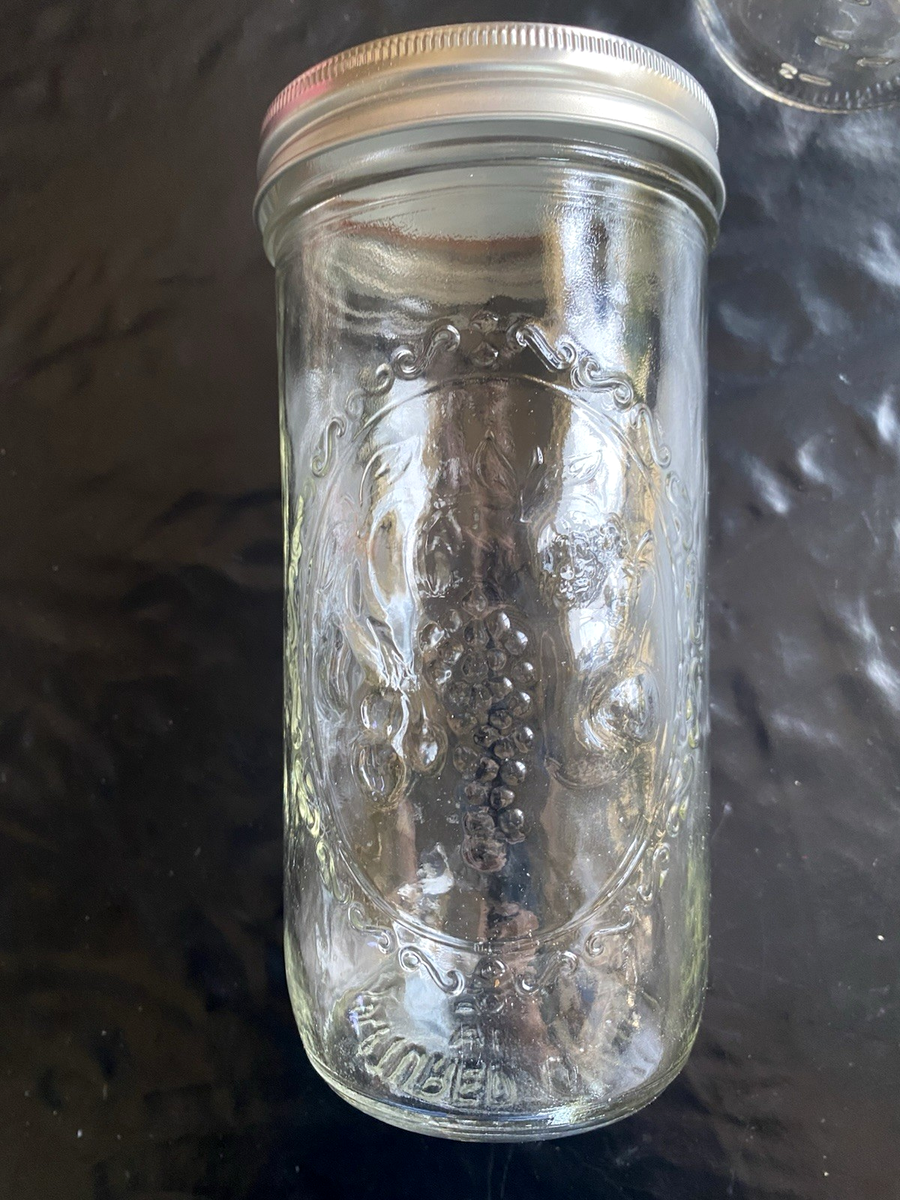 RARE DISCONTINUED Ball 24 oz 1.5 Pint Wide Mouth Mason Jars – Set